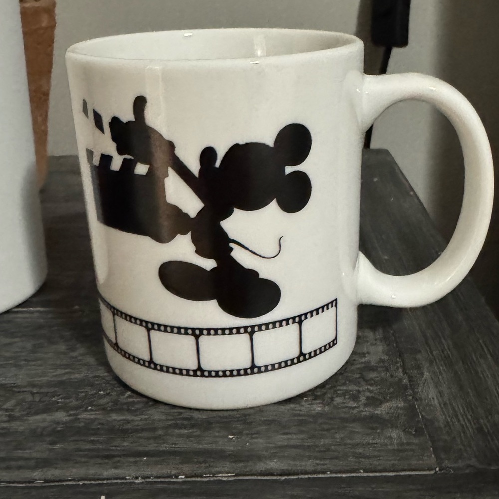 Disney Black and White Mickey Filmstrip Mug